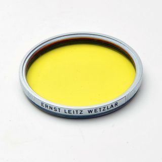 Leica Leitz 46mm Yellow Filter 1 - Chrome - 2