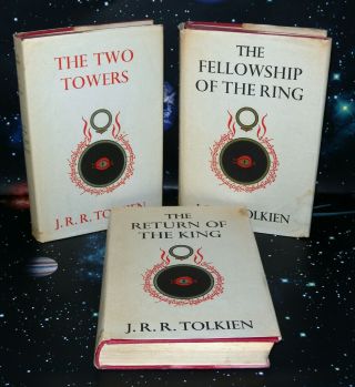 The Lord Of The Rings - 3 Volume Set,  J.  R.  R.  Tolkien,  Hb/dj,  1st Ed 11th & 14 Imp