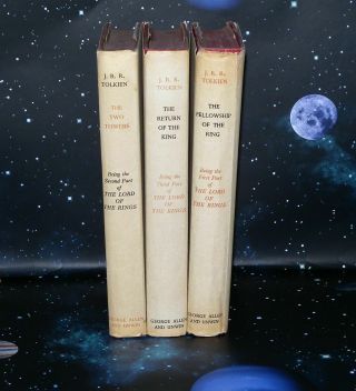 The Lord Of The Rings - 3 Volume Set,  J.  R.  R.  Tolkien,  HB/DJ,  1st Ed 11th & 14 Imp 3