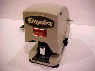 Vintage 1980s,  Staplex Sjm - 1,  Industrial Electric Stapler,  Vg Cond L@@k