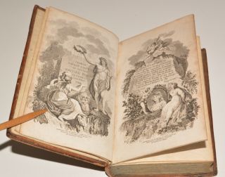 THE POETICAL OF JAMES THOMSON Leather bound c1794 engravings 4