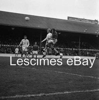 Millwall V Crystal Palace Football Match 1968 Vintage Press Negatives