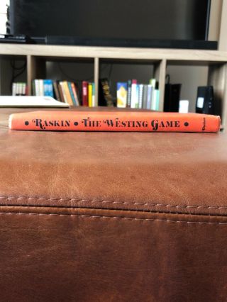 The Westing Game By Ellen Raskin Hardcover 1st Edition 1978 5