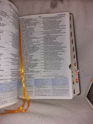 NIV Korean - English Explanation Bible Black Bonded Leather 7
