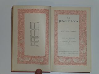The Jungle Books Just So Stories Rudyard Kipling Macmillan Leather Pocket 1924 7