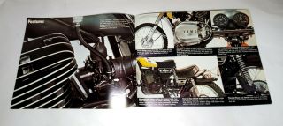 Vintage 1975 ENDURO Yamaha Motorcycle Dealer Sales Brochure DT125 DT250 6