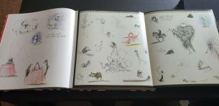 SIGNED The Art of Tim Burton: Deluxe DELUXE Slipcase Edition w Clown Lithograph 11