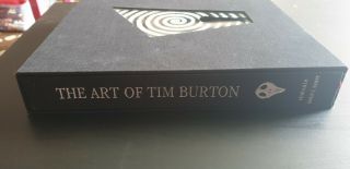 SIGNED The Art of Tim Burton: Deluxe DELUXE Slipcase Edition w Clown Lithograph 2