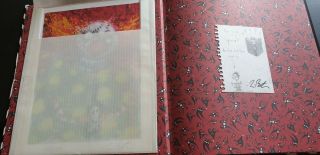 SIGNED The Art of Tim Burton: Deluxe DELUXE Slipcase Edition w Clown Lithograph 9