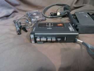 Vintage Sony Stereo Cassette Recorder TCS - 430 Walkman With Everything 4