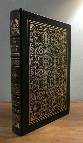 Easton Press: The Razor’s Edge By W.  Somerset Maugham; Leather,  Gilt,  Ribbed; Ex