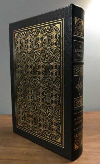 Easton Press: THE RAZOR’S EDGE by W.  Somerset Maugham; Leather,  Gilt,  Ribbed; EX 2