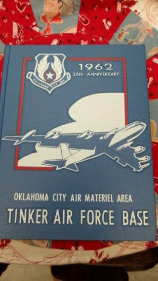 Vintage 1962 Tinker Air Force Base 20th Anniversary Yearbook Oklahoma Book Usaf