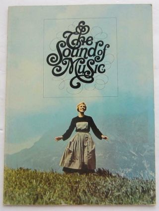 The Sound Of Music Vintage Souvenir Book Von Trapp Family Julie Andrews Movie Pb