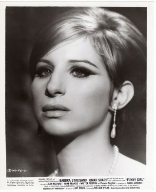 Funny Girl Vintage Photo Barbra Streisand