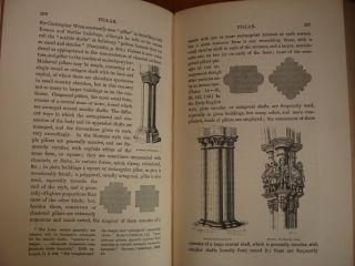 Old GLOSSARY OF TERMS IN GRECIAN ROMAN ITALIAN GOTHIC ARCHITECTURE Set 1850 6