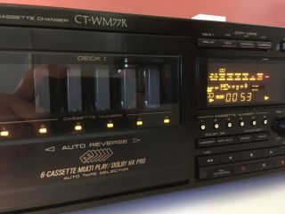 Near Pioneer Ct - Wm77r 6,  1 Cassette Deck W/ Remote Fully Restored To Specs