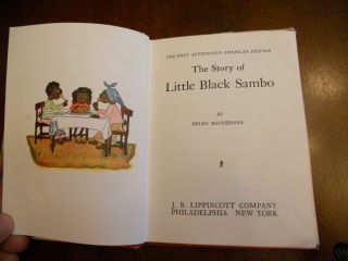VINTAGE THE STORY OF LITTLE BLACK SAMBO BOOK - THE ONLY AMERICAN EDITION 3