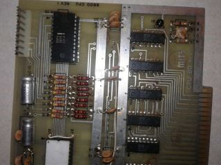 MITS 8800 CPU BOARD REV.  1 S - 100 5