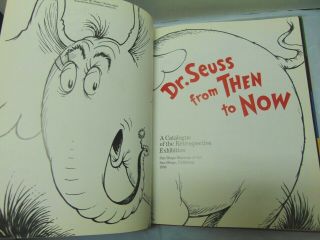DR.  SEUSS - SIGNED Book: From Then To Now Book (Limited Ed. ,  1986 Japan) 3