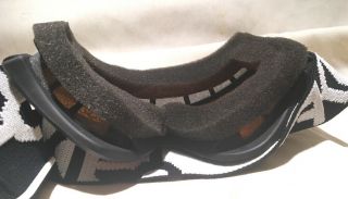 Vintage 1990s OAKLEY O - FRAME Ski Snowboard MX GOGGLES BLACK Frame ORANGE Lenses 6