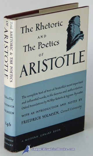 The Rhetoric And Poetics Of Aristotle Near Fine Modern Library Hc,  Vg,  83109