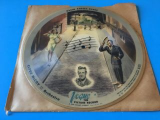 Vintage - Stunning Vogue Picture Record Jazz 1947 Clyde Mccoy R707 10 " 78 Rpm