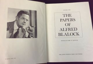 THE PAPERS OF ALFRED BLALOCK 1st ED 2 VOL SIGNED 7
