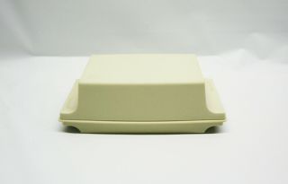 Vintage Tupperware Butter Dish With Lid 2 Stick Almond Color
