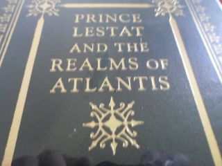 ANNE RICE SIGNED - PRINCE LESTAT AND THE REALMS OF ATLANTIS EASTON PRESS LEATHER 8