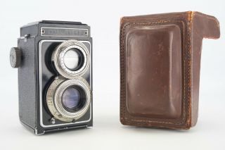 Kodak Reflex Medium Format Tlr Camera With Anastigmat 80mm Lens & Case Read V07