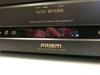 Panasonic Lx - 1000 U Multi Laser Disc Player/ Auto Reverse With Remote -