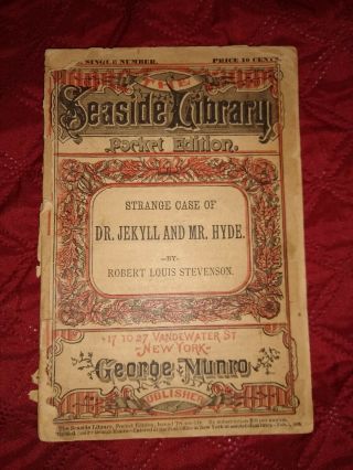 Strange Case Of Dr.  Jekyll And Mr.  Hyde,  Pocket Edition 1886 Seaside Library