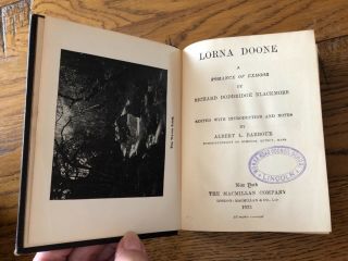 Vintage Book.  Blackmore’s Lorna Doone.  The Macmillan pocket Classics 4