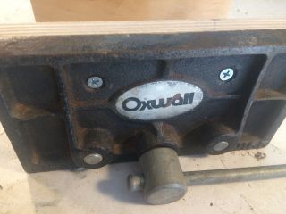 Vintage Oxwall Woodworkers Vise Under Bench Mounting 6 1/2 