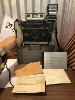 Vintage Polaroid Model 420 Land Camera