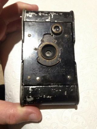 Antique Eastman Kodak Vest Pocket Camera Folding Patent Mar.  4,  1902