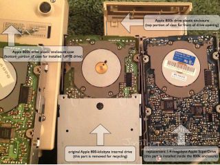 Apple External Floppy SuperDrive 1.  4MB FDHD Disk Drive M0131 Upgrade Mac IIgs 8