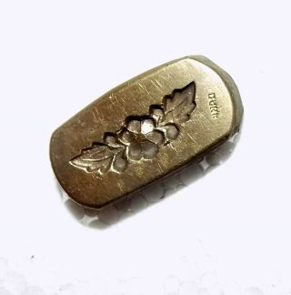 India Vintage Bronze Jewelry Die Mold/mould Hand Engraved Finger Ring Std - 92