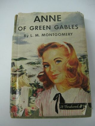 1935 Anne Of Green Gables Book Vintage Hc Dj L M Montgomery Grosset & Dunlap