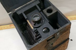 1887 Blair Hawkeye Detective Plate Camera Darlot Brass Lens W/ Aperture Dial