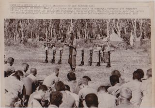 Henri Huet: Memorial Services Lai Khe Vietnam War Vintage 1972 Press Photo