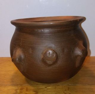 Vtg Pomaireware Ceramic Clay Pig Soup Pot Bowl Chile