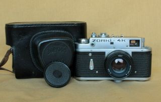 Zorki 4k Leica Mount Russian Soviet Ussr Rangefinder Camera Cla Jupiter 8 -