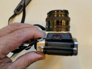 Canon AE - 1 Program 35mm SLR Camera w/50mm f/1.  8 Lens & Sunpak 1000 Flash & Case 8