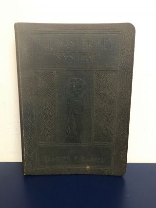 The Master Key System By Charles F.  Haanel 1919 Self Help Philosophy Esoter
