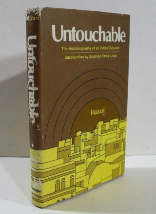 Untouchable The Autobiography Of An Indian Outcaste By Hazari (1971,  Hc/dj)