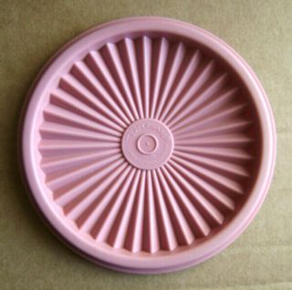 Vintage Tupperware Servalier Replacement 5 " Dusty Rose Lid Only 812 - 28 Sa