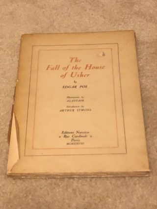Edgar Allan Poe The Fall Of The House Of Usher Illustrations By Alastair No.  296