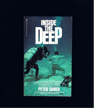 VINTAGE MOVIE TIE - IN THE DEEP PETER BENCHLEY 1st JAWS SHARK WEEK EX COND 3